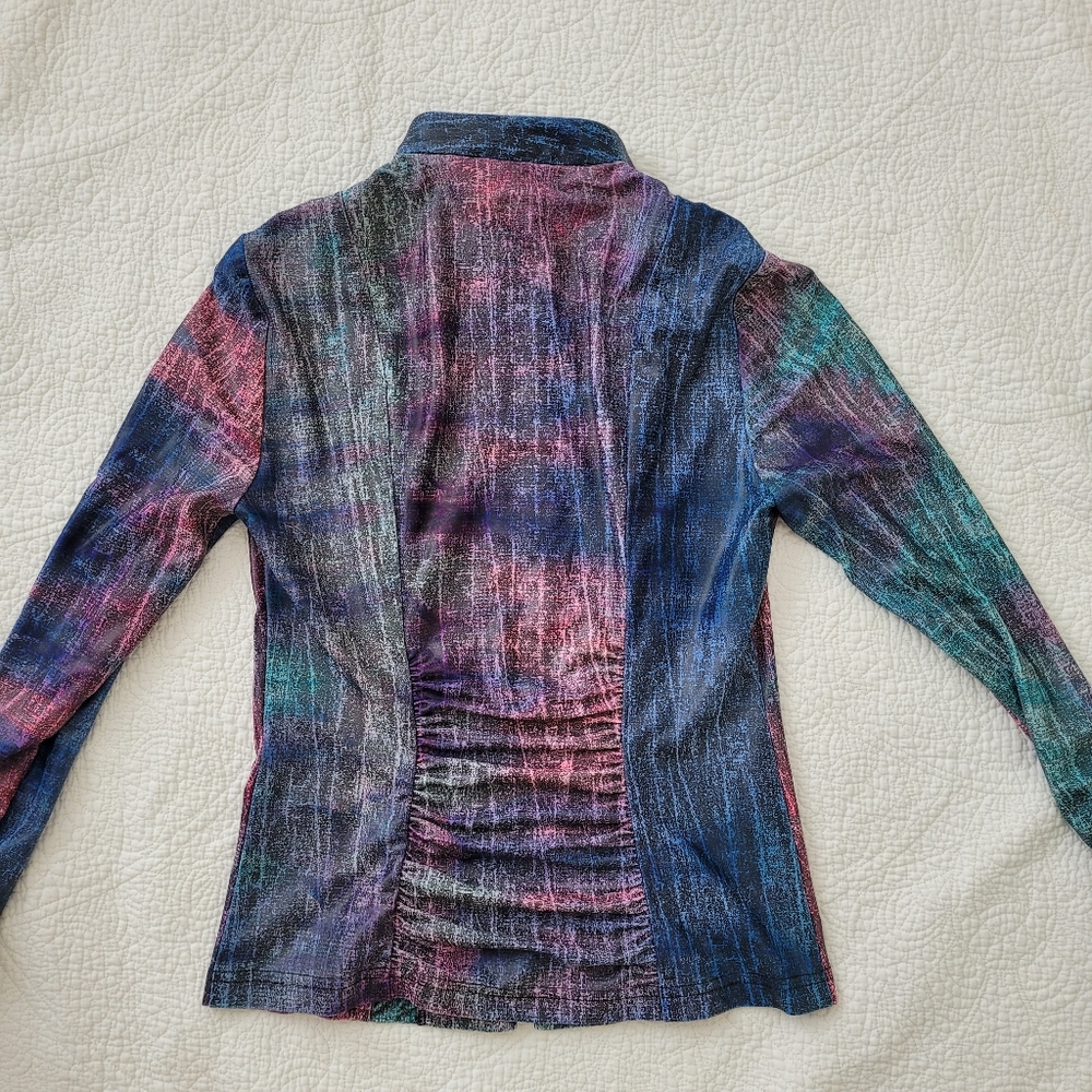 Joseph Ribkoff Abstract Lightweight Jacket - Picture 2 of 9